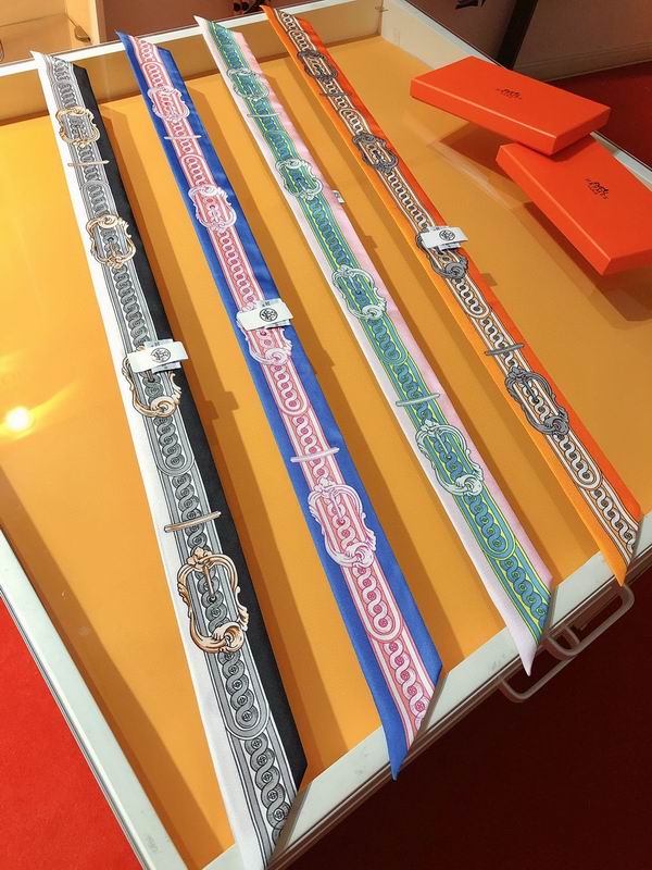 Hermes silk ribbon 5X86cm E011033